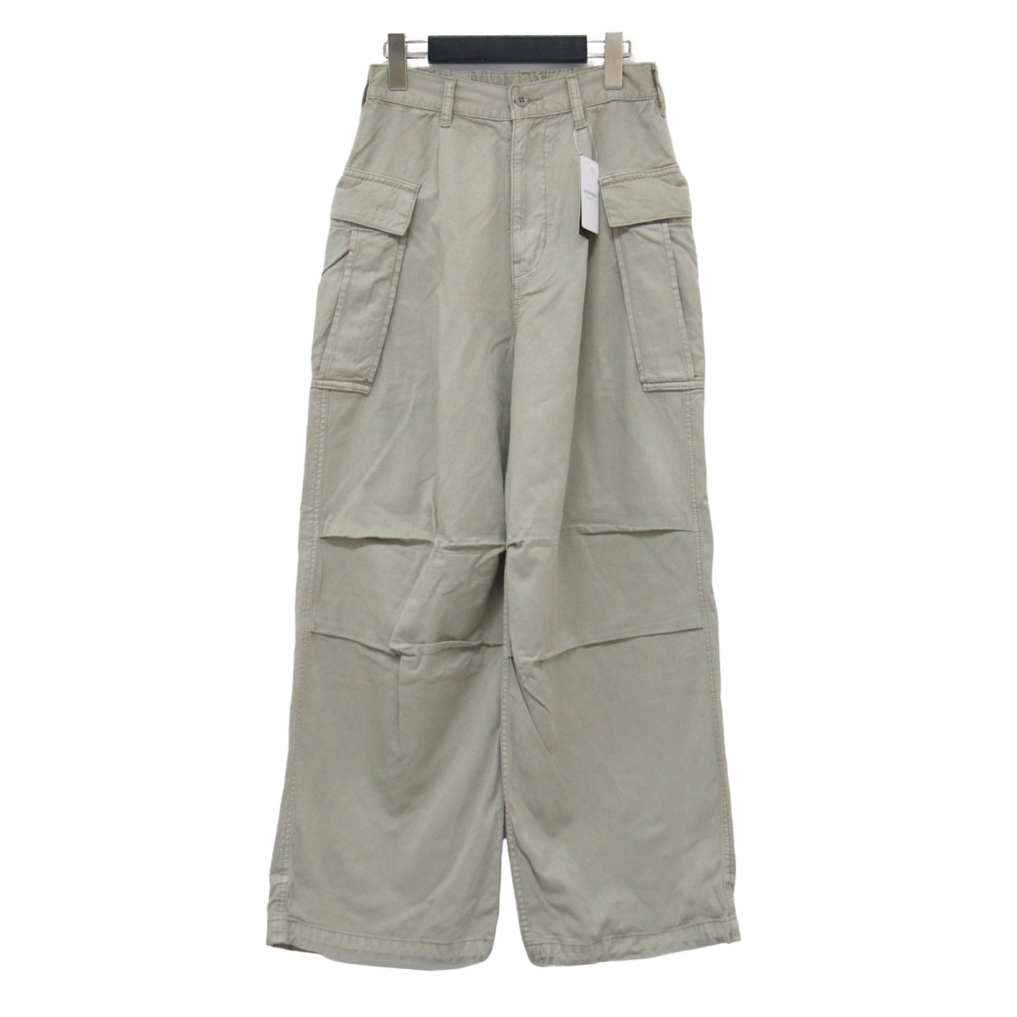 24春夏 ミリタリー パンツ / military カーゴパンツ ワイド 裾絞り コットン
