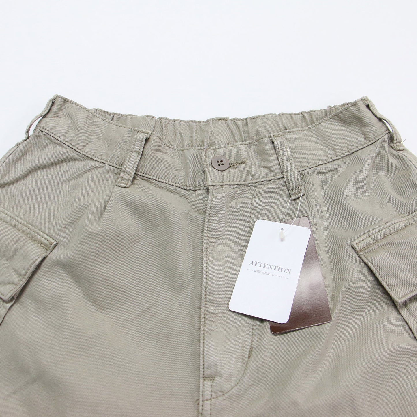 24春夏 ミリタリー パンツ / military カーゴパンツ ワイド 裾絞り コットン