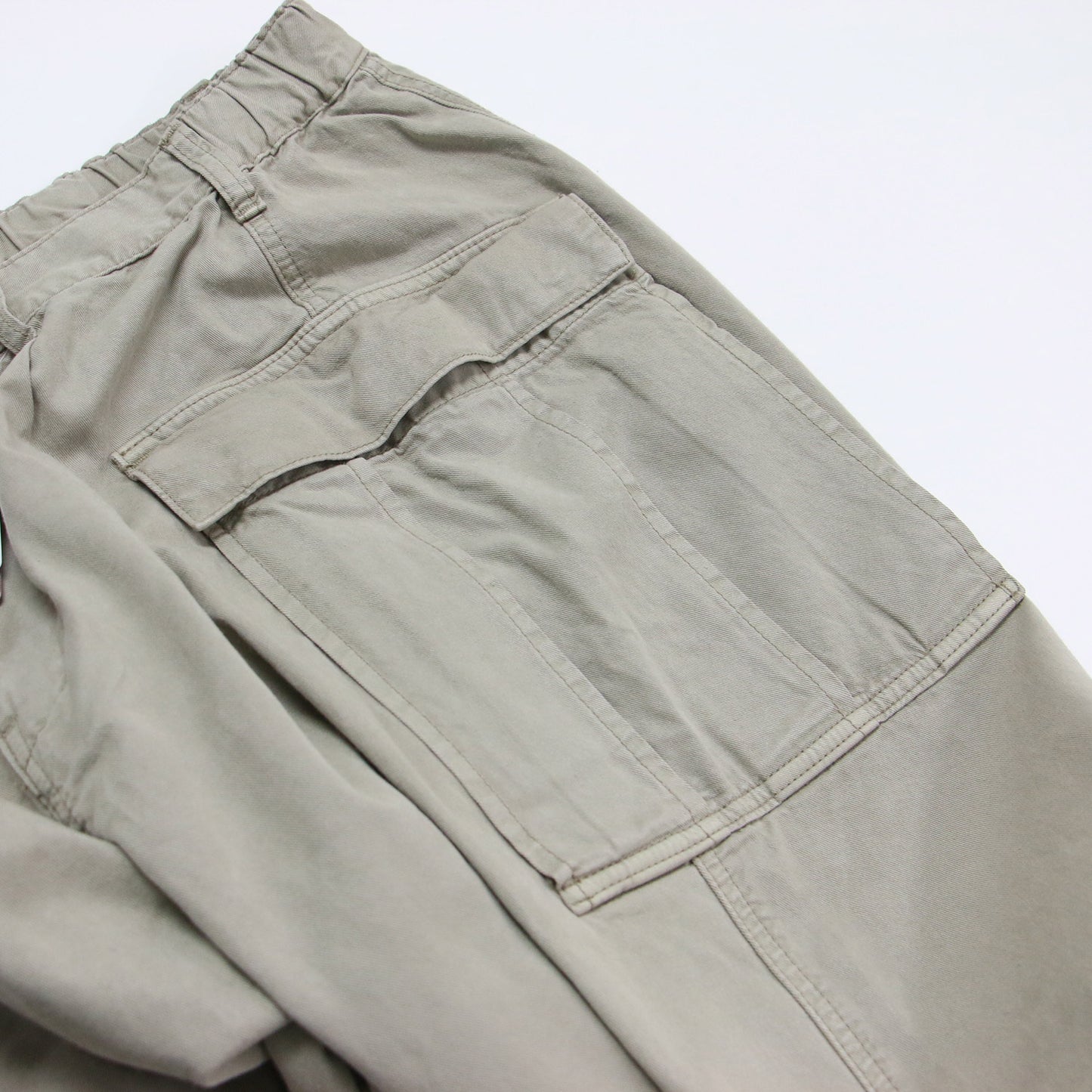 24春夏 ミリタリー パンツ / military カーゴパンツ ワイド 裾絞り コットン