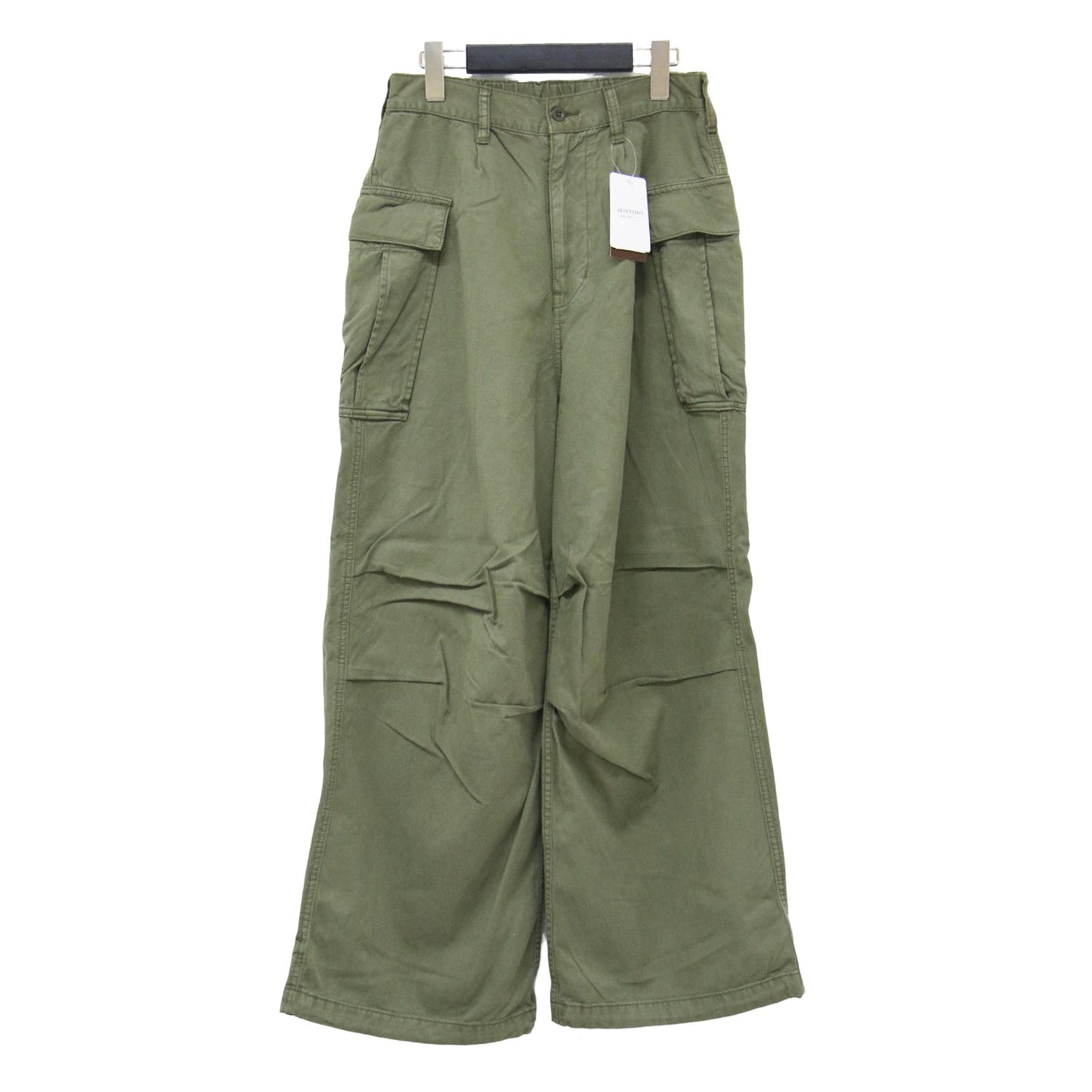 24春夏 ミリタリー パンツ / military カーゴパンツ ワイド 裾絞り コットン