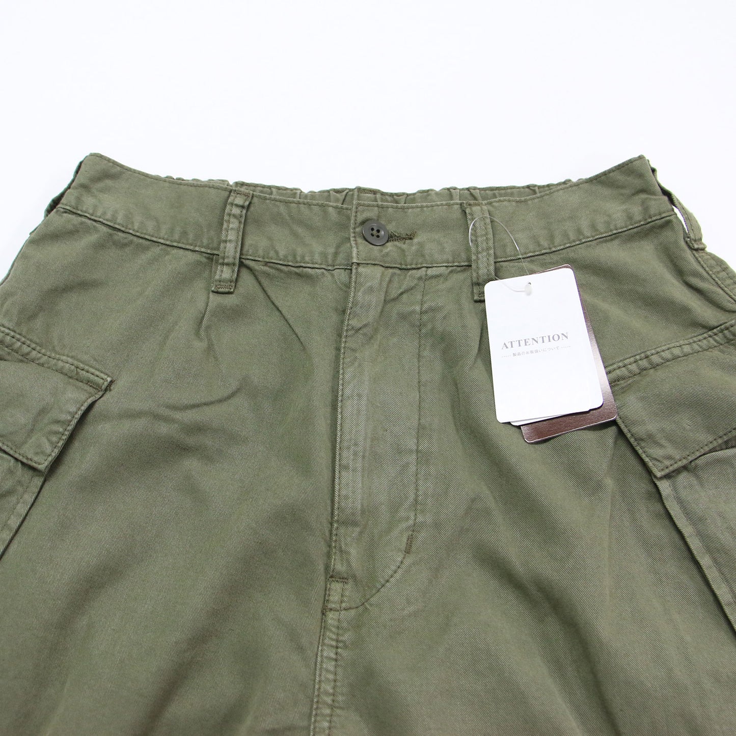 24春夏 ミリタリー パンツ / military カーゴパンツ ワイド 裾絞り コットン