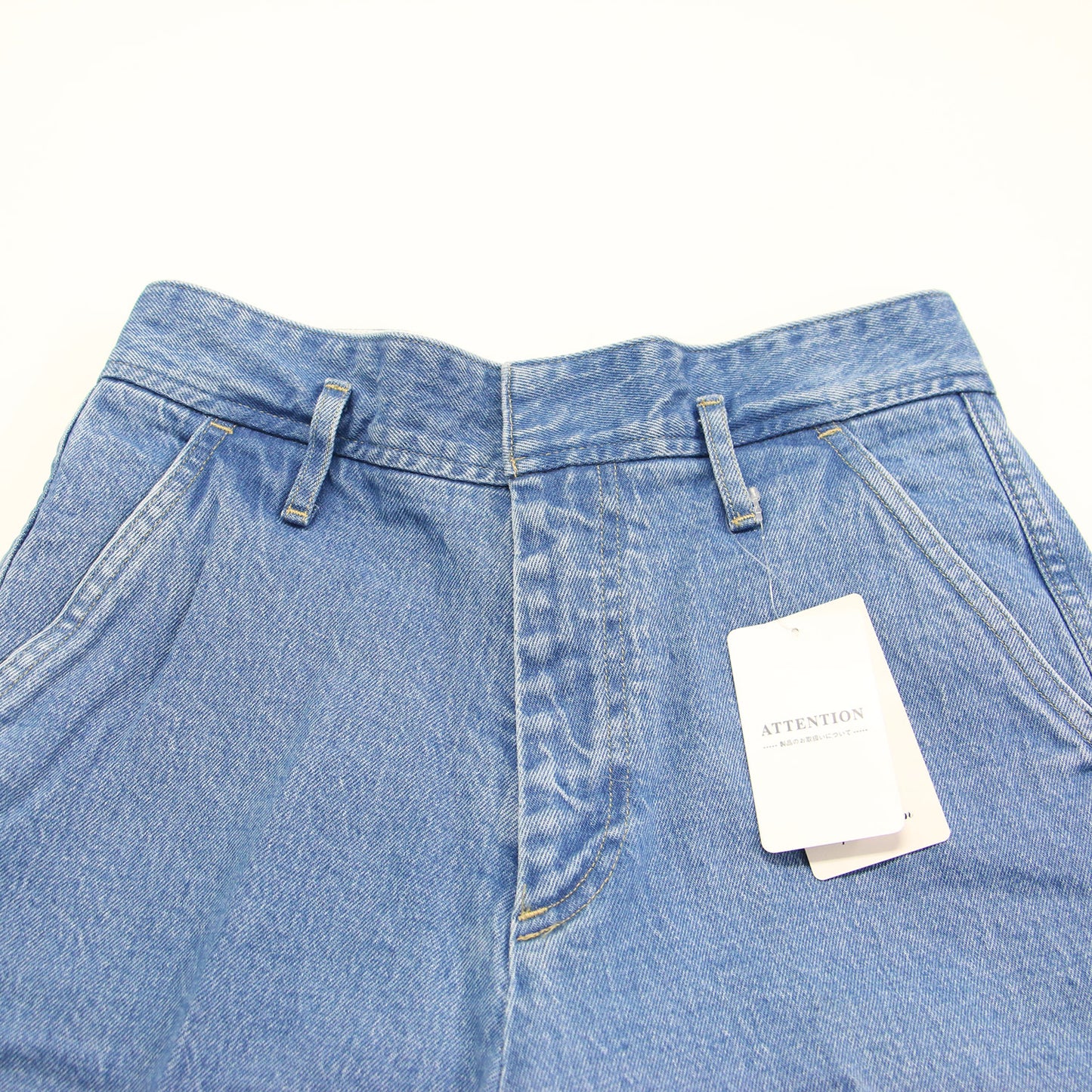 5 1/2 21春夏 セミフレア スリット デニム パンツ / BEAUTY-LINE ハイウエスト カットオフ コットン