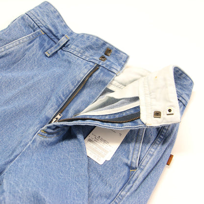 5 1/2 21春夏 セミフレア スリット デニム パンツ / BEAUTY-LINE ハイウエスト カットオフ コットン