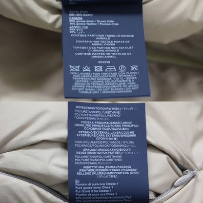 22秋冬 ウール ナイロン コンビ Aライン ダウン コート / ロング丈 スタンドカラー フード付き 切替