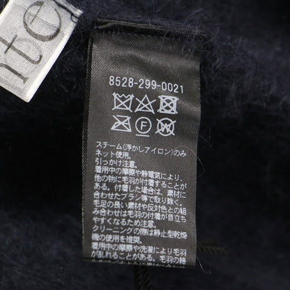 24秋冬 カシミヤ ファー Vネック カーディガン / ニット 長袖 ショート丈