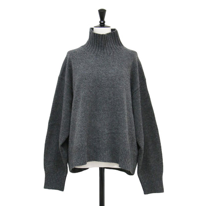 24秋冬 ウール カシミヤ アクア タートルネック ニット / セーター プルオーバー 長袖