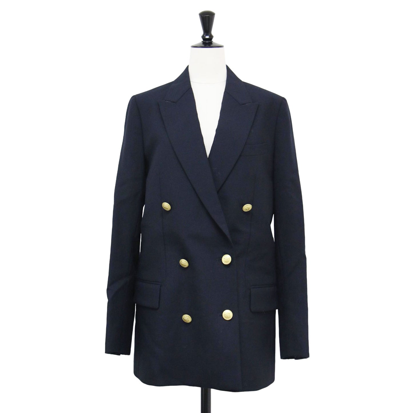 ウール テーラード ジャケット / BLEECKER W6B BLAZER ブレザー ダブルブレスト 金ボタン