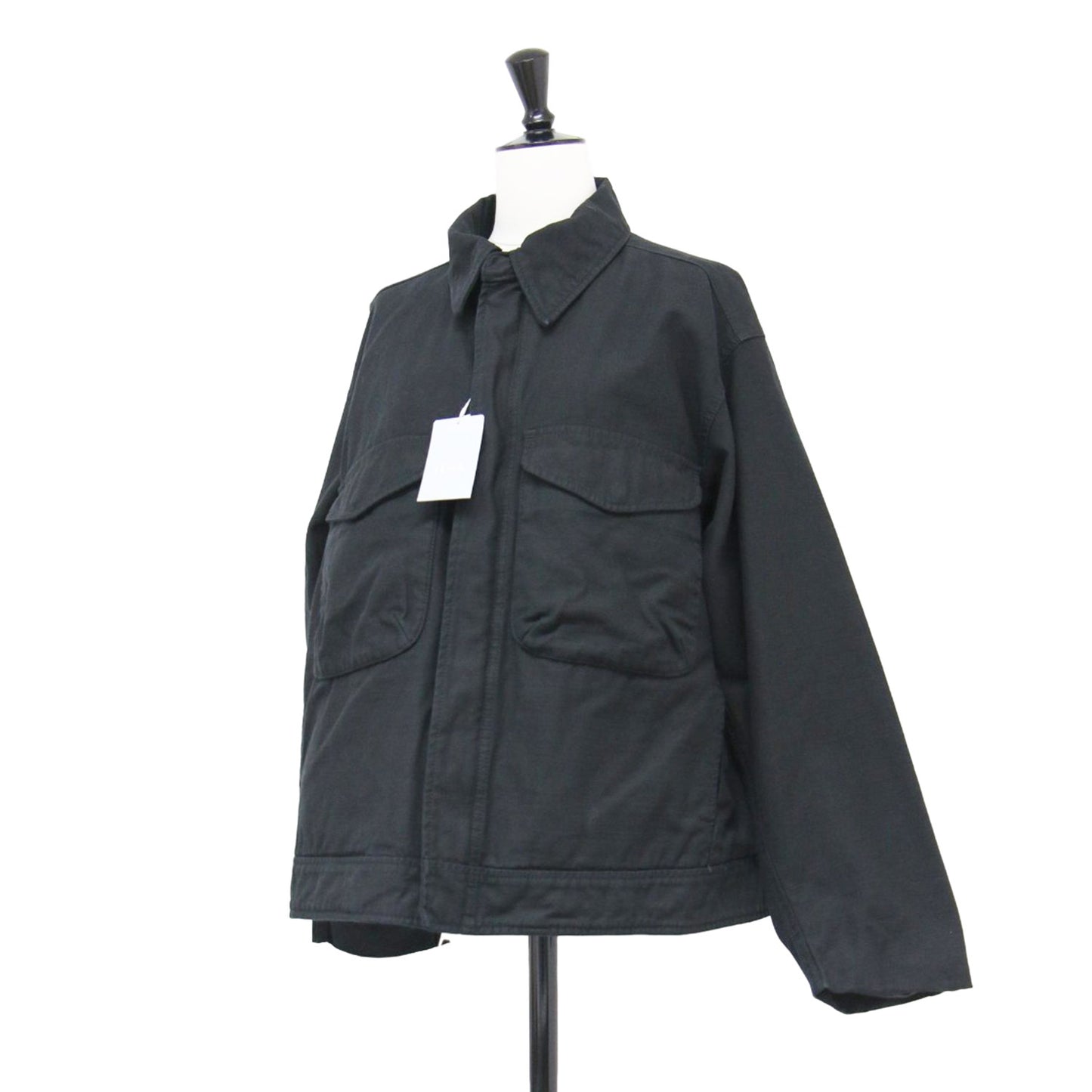 BLACK 25春夏 ミリタリー ジャケット / ブルゾン ショート丈 長袖 Aライン コットン