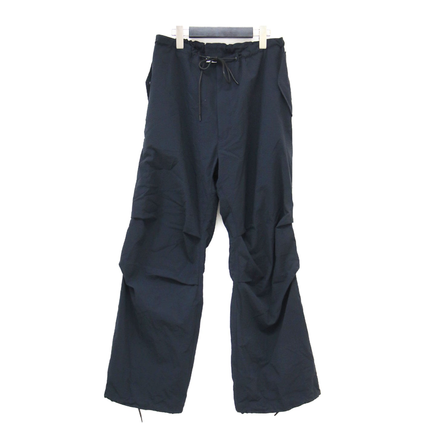 23春夏 シアサッカー オーバー パンツ / Ws SEERSUCKER OVERPANTS ストレート 裾絞り ミリタリー