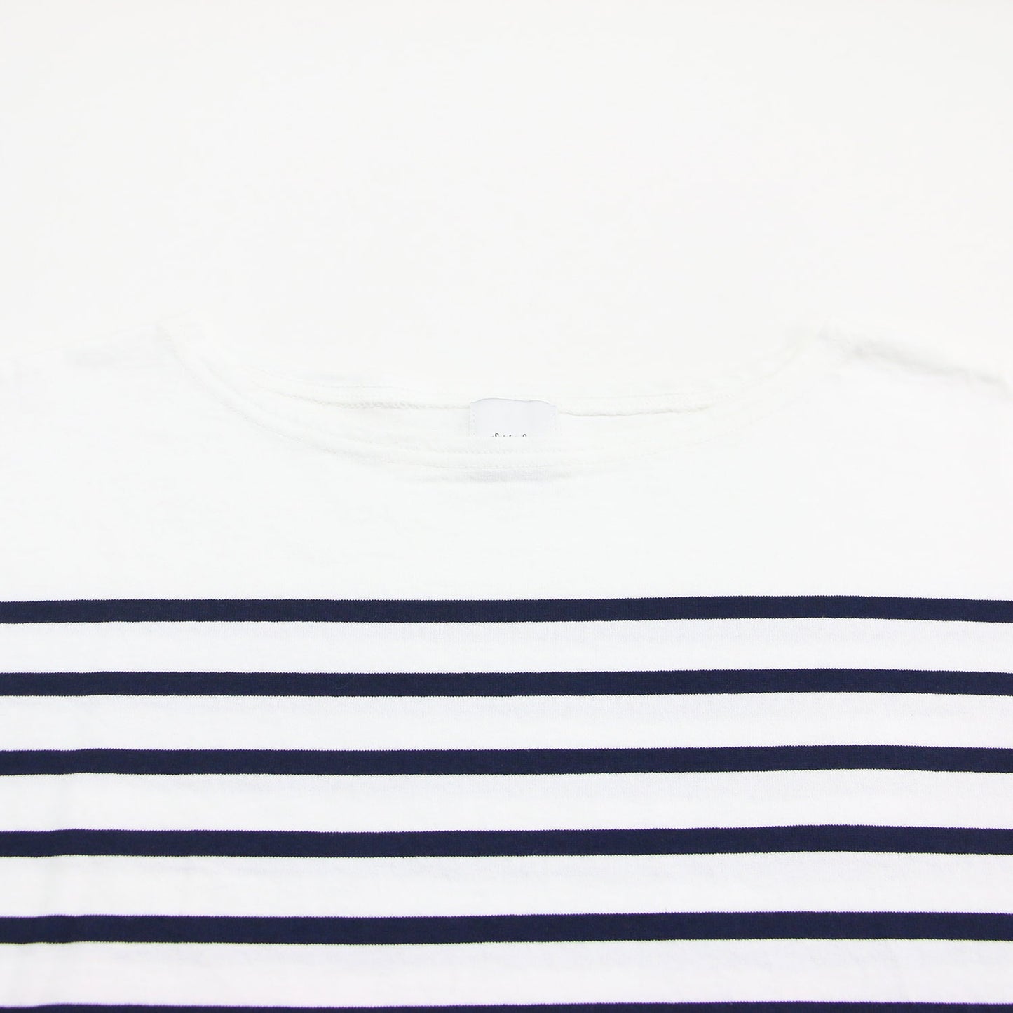 デラヴェ ボーダー ビッグ プルオーバー / カットソー Tシャツ ボートネック 長袖 ロングスリーブ コットン