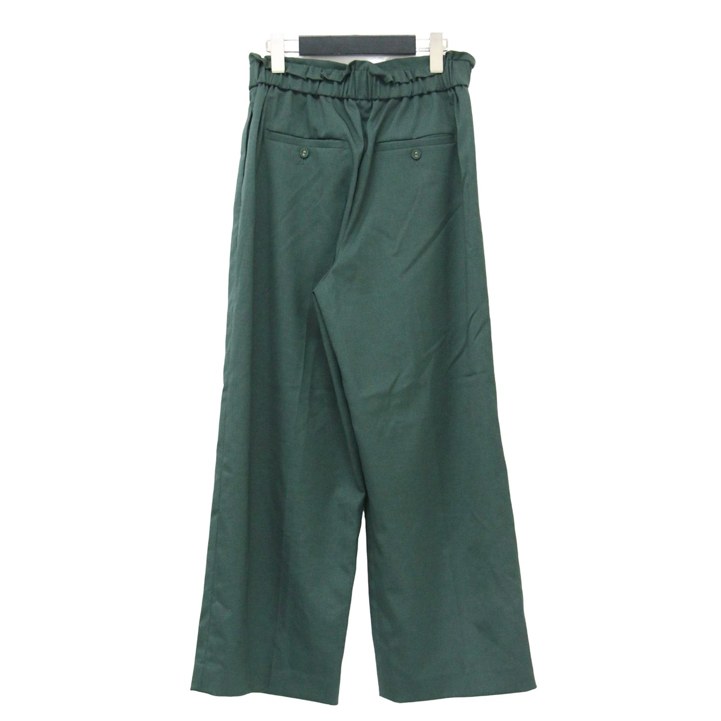 20秋冬 セミワイド パンツ / スラックス ハイウエスト タック