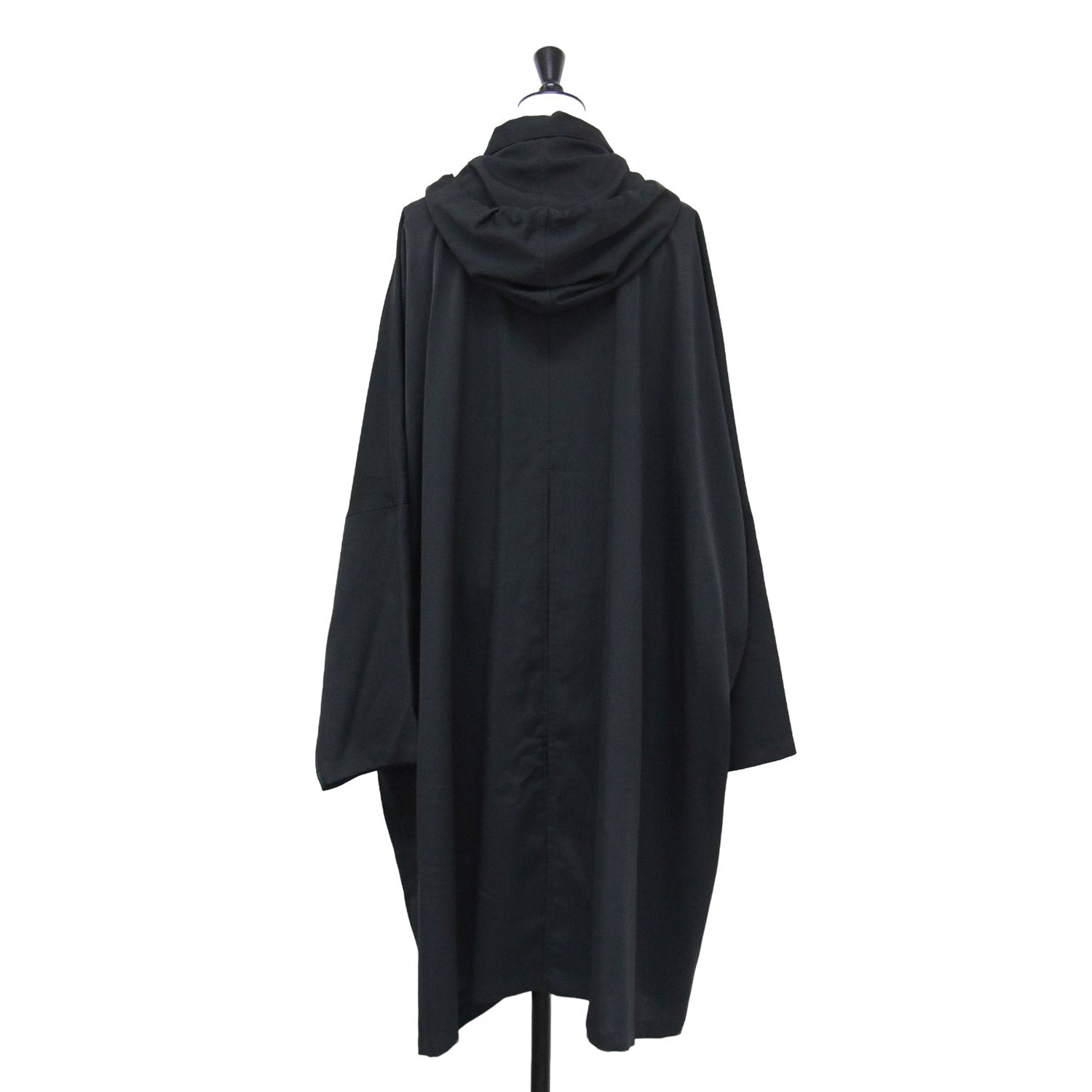 メゾンドドルチェ フード付きダークブラウンポンチョ 2025年最新