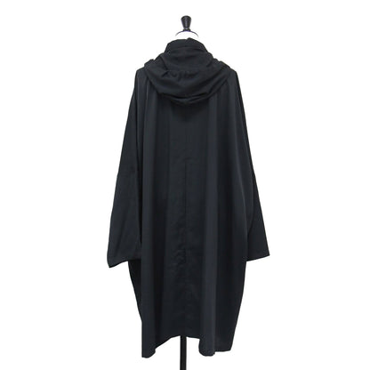 25春夏 ハッスイ ドルマン コート / ロング フード付き ワイド 撥水加工