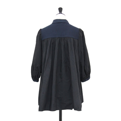 25春夏 エンブロイダリー ショートスリーブ ブラウス / シャツ 半袖 パフスリーブ 刺繍 コットン