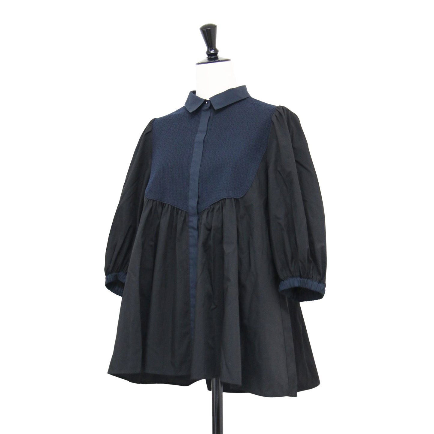 25春夏 エンブロイダリー ショートスリーブ ブラウス / シャツ 半袖 パフスリーブ 刺繍 コットン