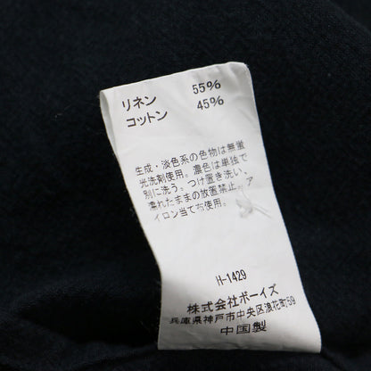 25春夏 スリーブレス ドレス / SLEEVELESS DRESS ワンピース ノースリーブ バンドカラー ワイド ストレートシルエット スリット リネン コットン