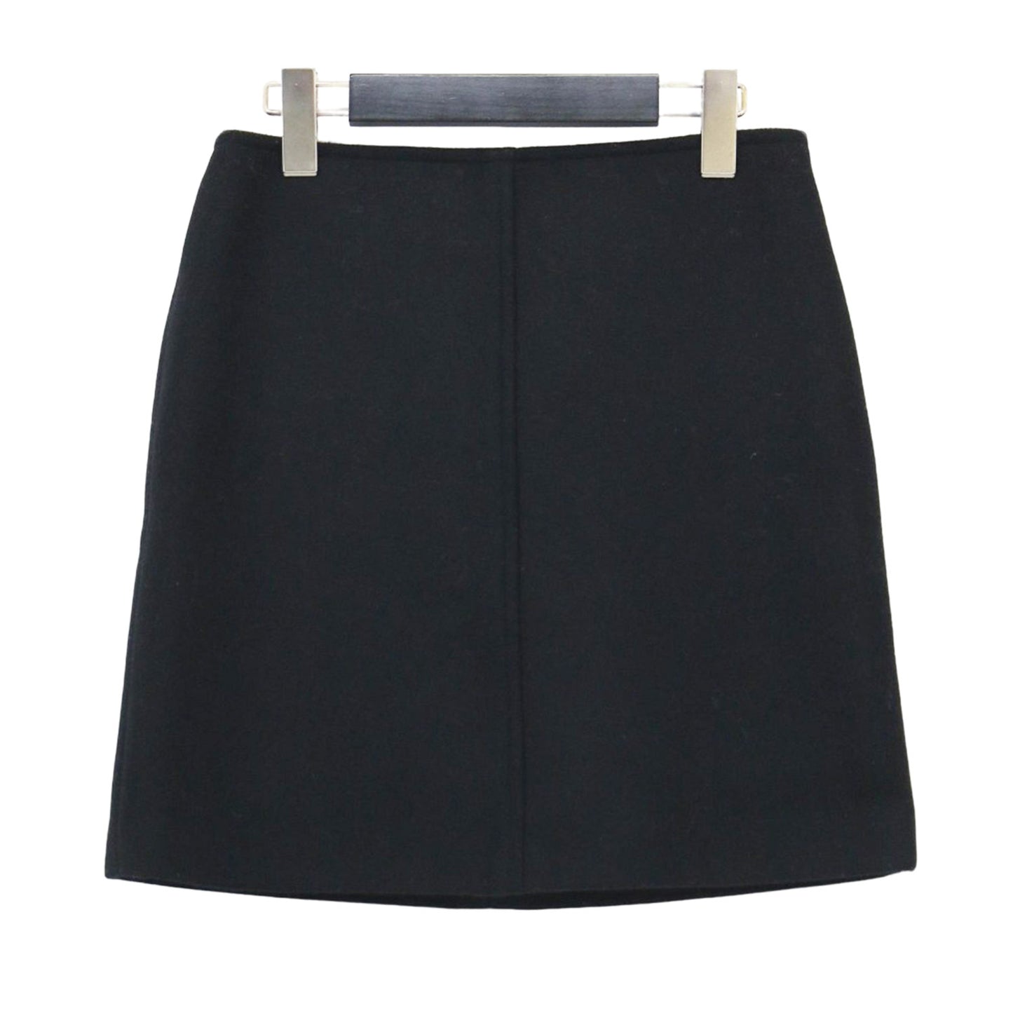 22秋冬 ウール メルトン ミニ スカート / 台形 ひざ上丈