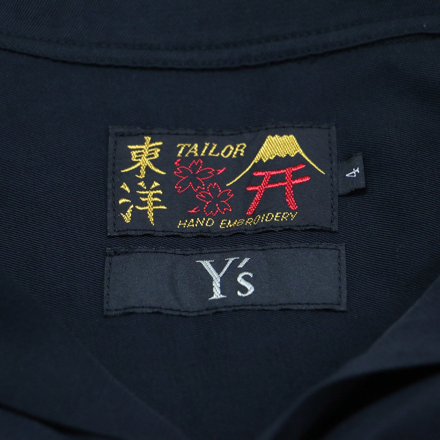 Ys テーラー東洋 25春夏 スカシャツ / SUKASHIRT シャツ 半袖 オープンカラー ドクロ 刺繍