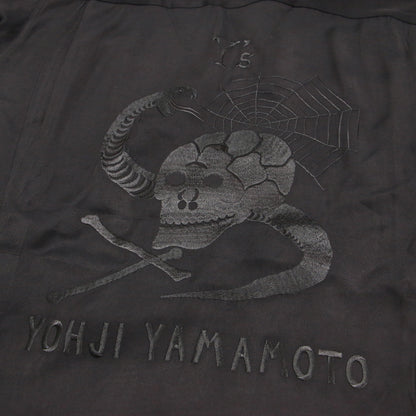 Ys テーラー東洋 25春夏 スカシャツ / SUKASHIRT シャツ 半袖 オープンカラー ドクロ 刺繍