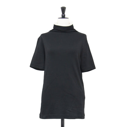 25春夏 Ys ハイネック レイヤード ハーフスリーブ Tシャツ / カットソー 半袖 バイカラー コットン