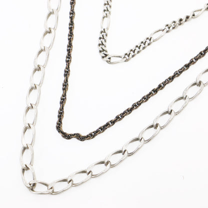S'YTE マルチ チェーン ネックレス / MULTI CHAIN NECKLACE ロング