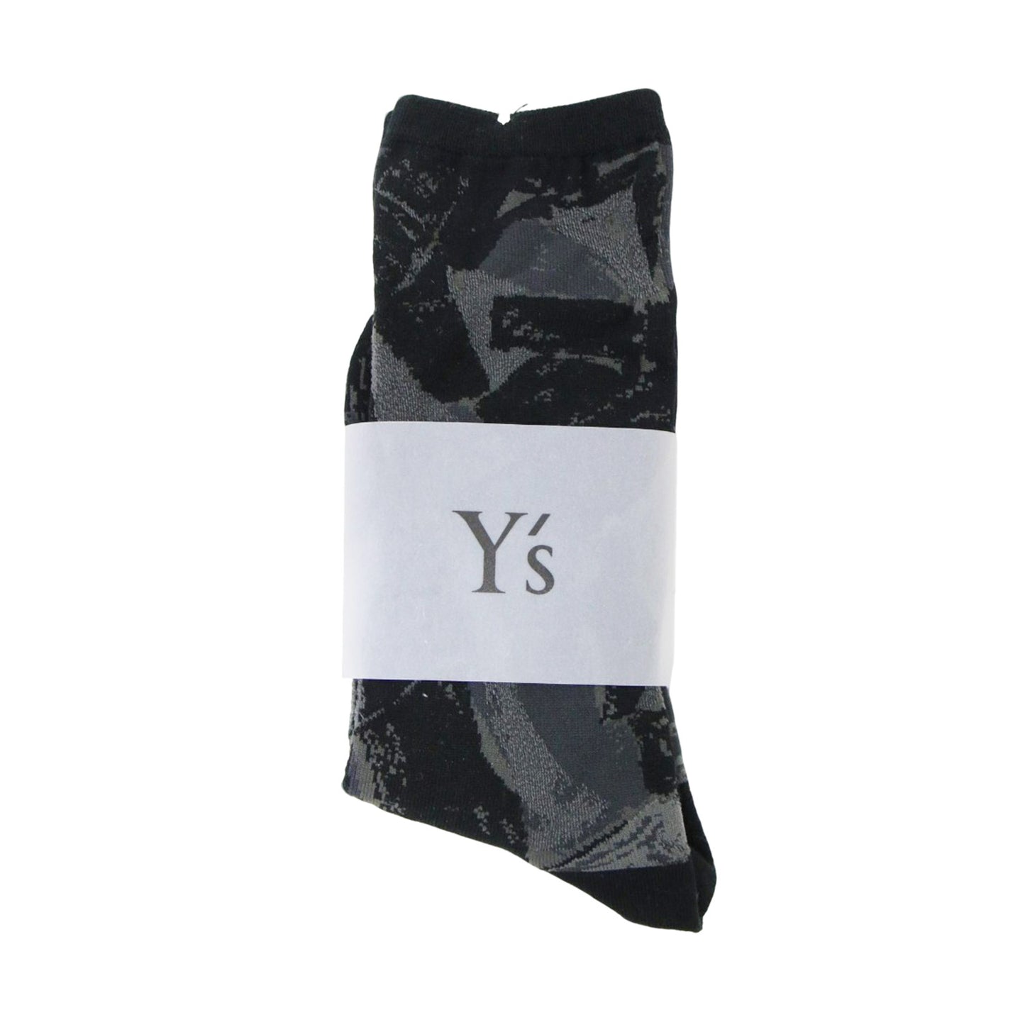 Y's 幾何学柄 ソックス / CUBISM DESIGN SOCKS ショート丈 コットン