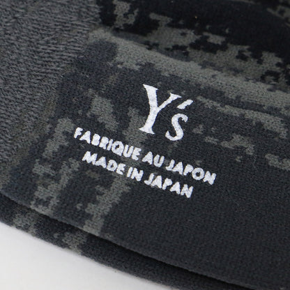 Y's 幾何学柄 ソックス / CUBISM DESIGN SOCKS ショート丈 コットン