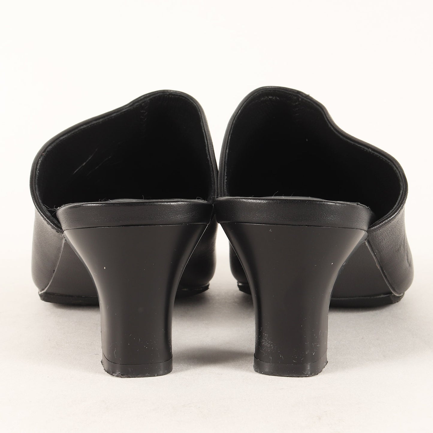 24秋冬 ウエスタン ミュール / サンダル ポインテッドトゥ ステッチ レザー