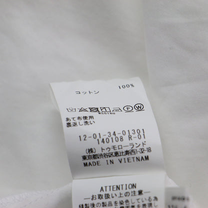 23秋冬 ソフト コットン サテン ペプラム ブラウス / シャツ 長袖 スタンドカラー ドロスト