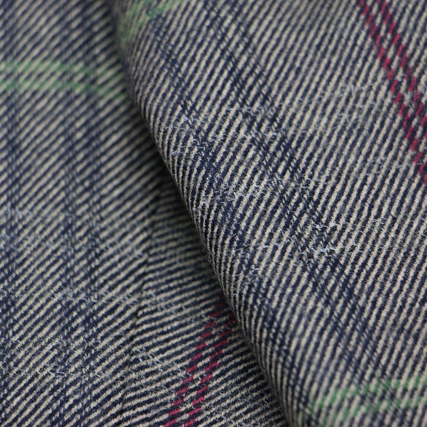 22秋冬 ケンピ タータンチェック ペンシルパンツ / スラックス スリム テーパード ウール