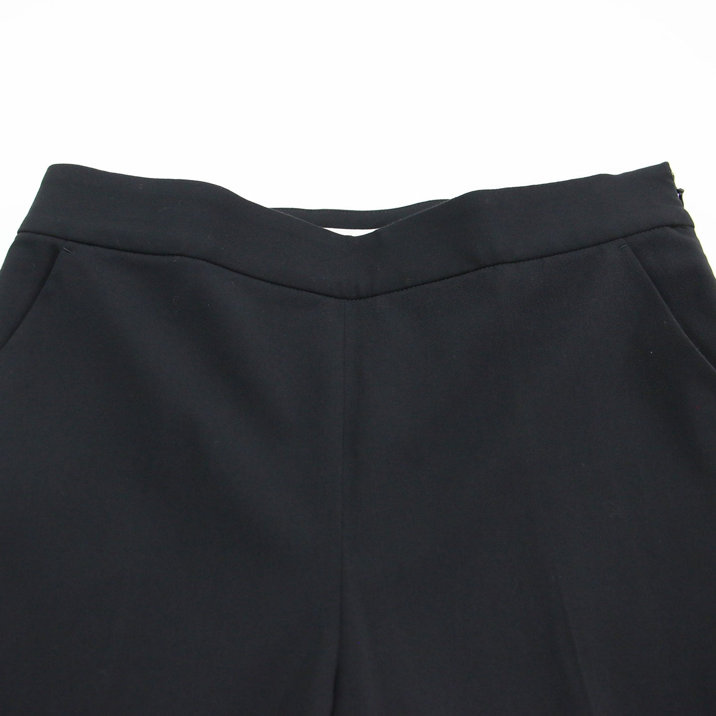 ストレッチギャバジン シガレット パンツ / スラックス スリム テーパード