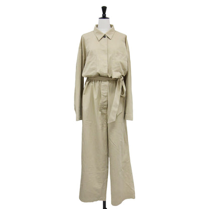 × Spick&Span 別注 25春夏 ジャンプスーツ / オールインワン パンツ 長袖 オーバーサイズ コットン