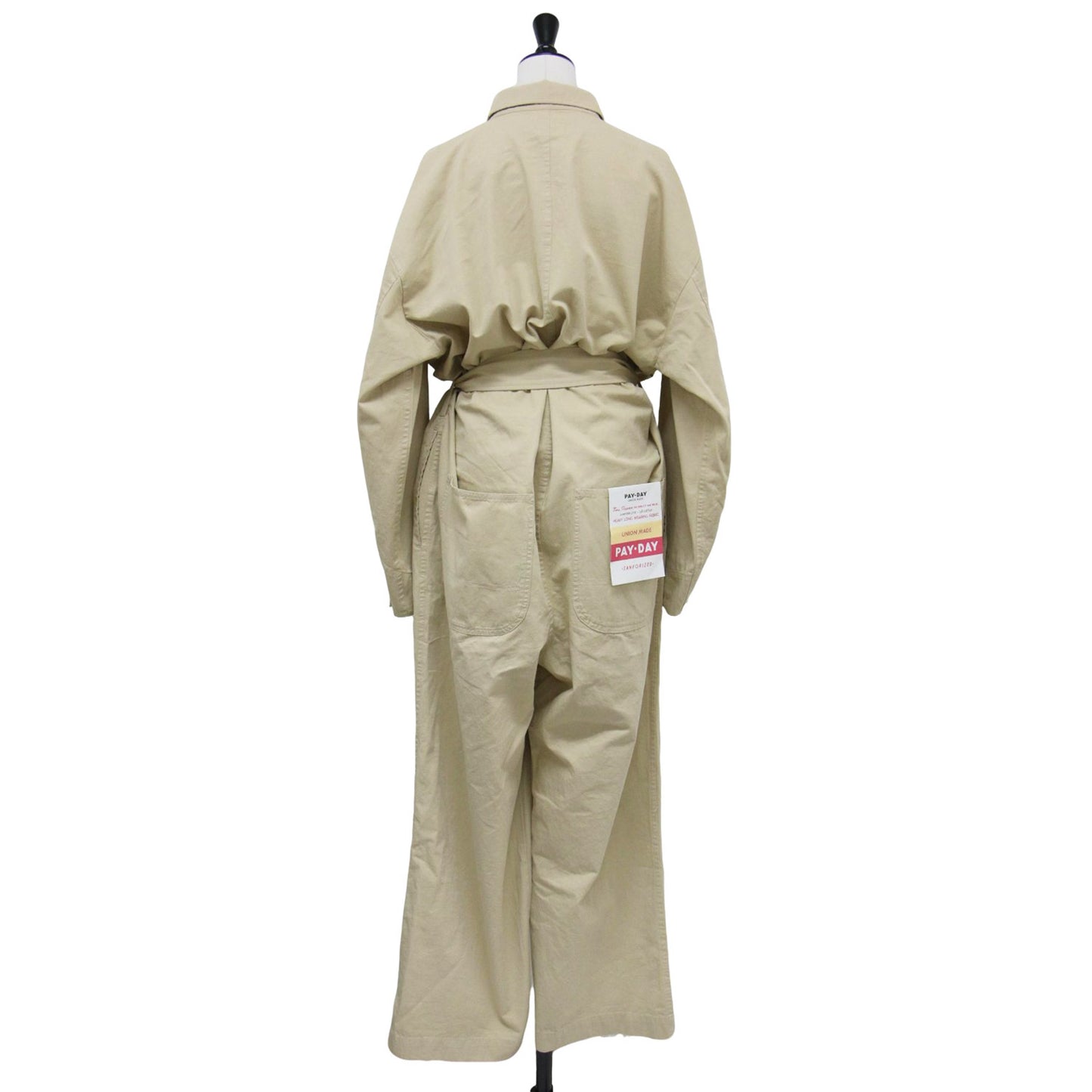 × Spick&Span 別注 25春夏 ジャンプスーツ / オールインワン パンツ 長袖 オーバーサイズ コットン