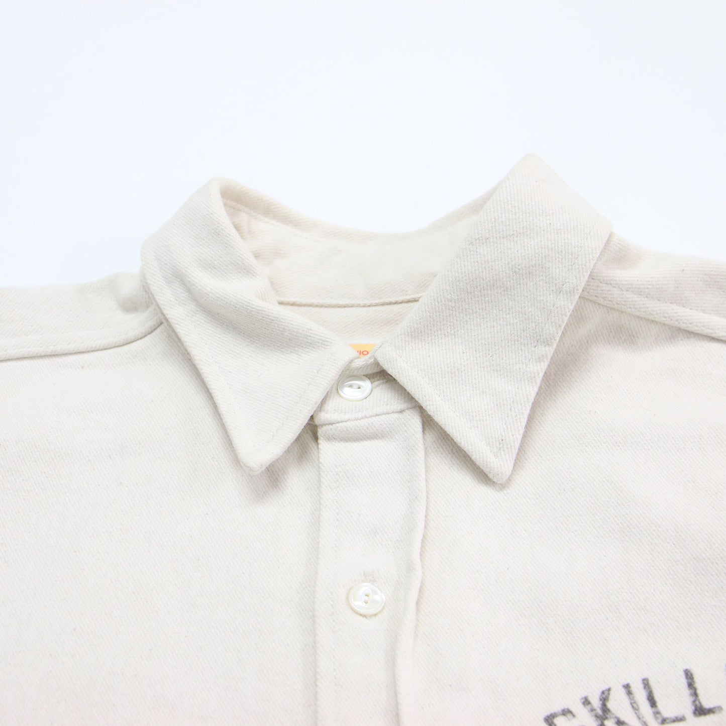 × JOURNAL STANDARD relume 別注 22秋冬 ハンドプリント シャツ / ジャケット 長袖 オーバーサイズ レタリング 厚手 コットン