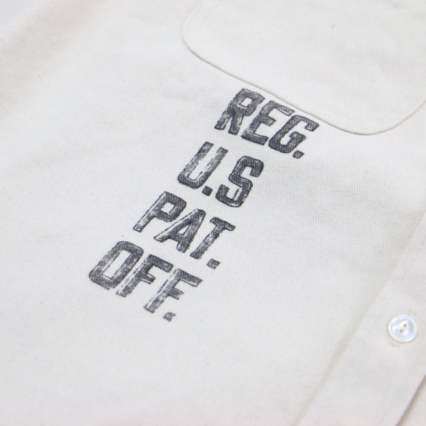 × JOURNAL STANDARD relume 別注 22秋冬 ハンドプリント シャツ / ジャケット 長袖 オーバーサイズ レタリング 厚手 コットン