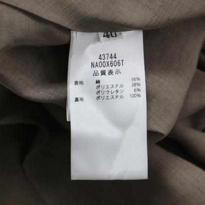 23秋冬 スクエアネック ノースリーブ ワンピース / DRESS LYRIQUE ドレス ミディ丈 フレア コットン
