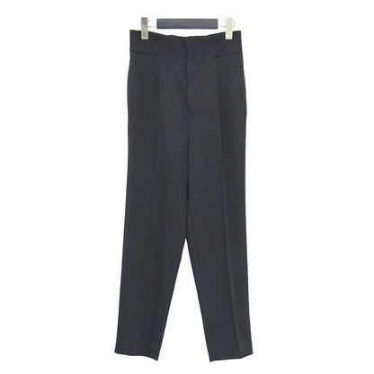 24秋冬 ハイウエスト テーパード パンツ / スラックス センタープレス ストレッチ