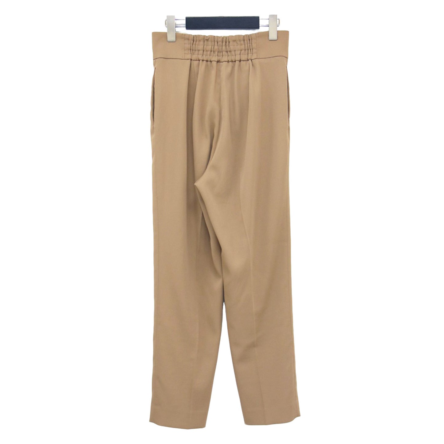 24秋冬 ハイウエスト テーパード パンツ / スラックス センタープレス ストレッチ