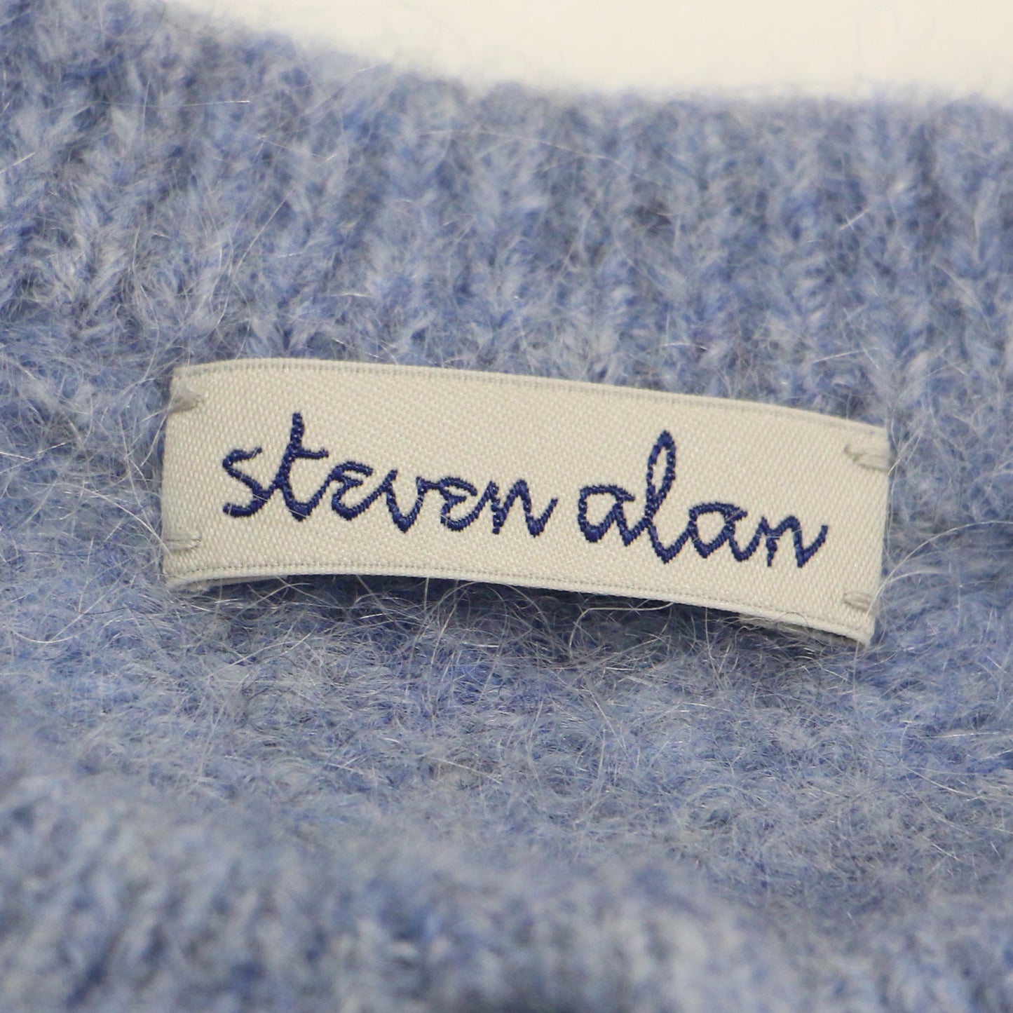 23秋冬 ウール ナイロン モヘヤ ショート カーディガン / ニット 長袖 クルーネック