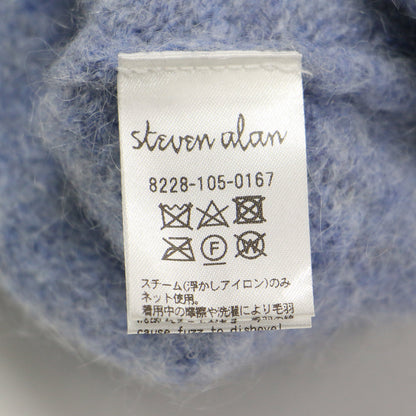 23秋冬 ウール ナイロン モヘヤ ショート カーディガン / ニット 長袖 クルーネック