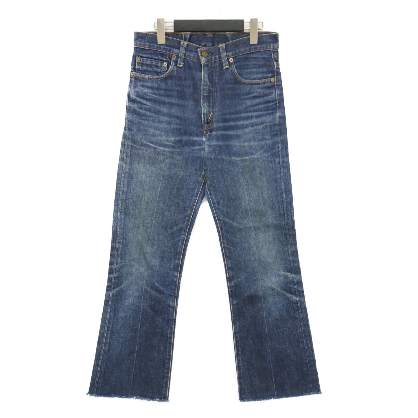 Levis リメイク カットオフ デニムパンツ / ジーンズ セミフレア リーバイス