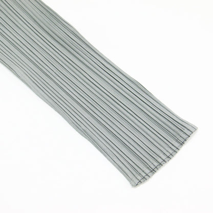 プリーツ カーディガン / 羽織 ノーカラー 長袖 Vネック