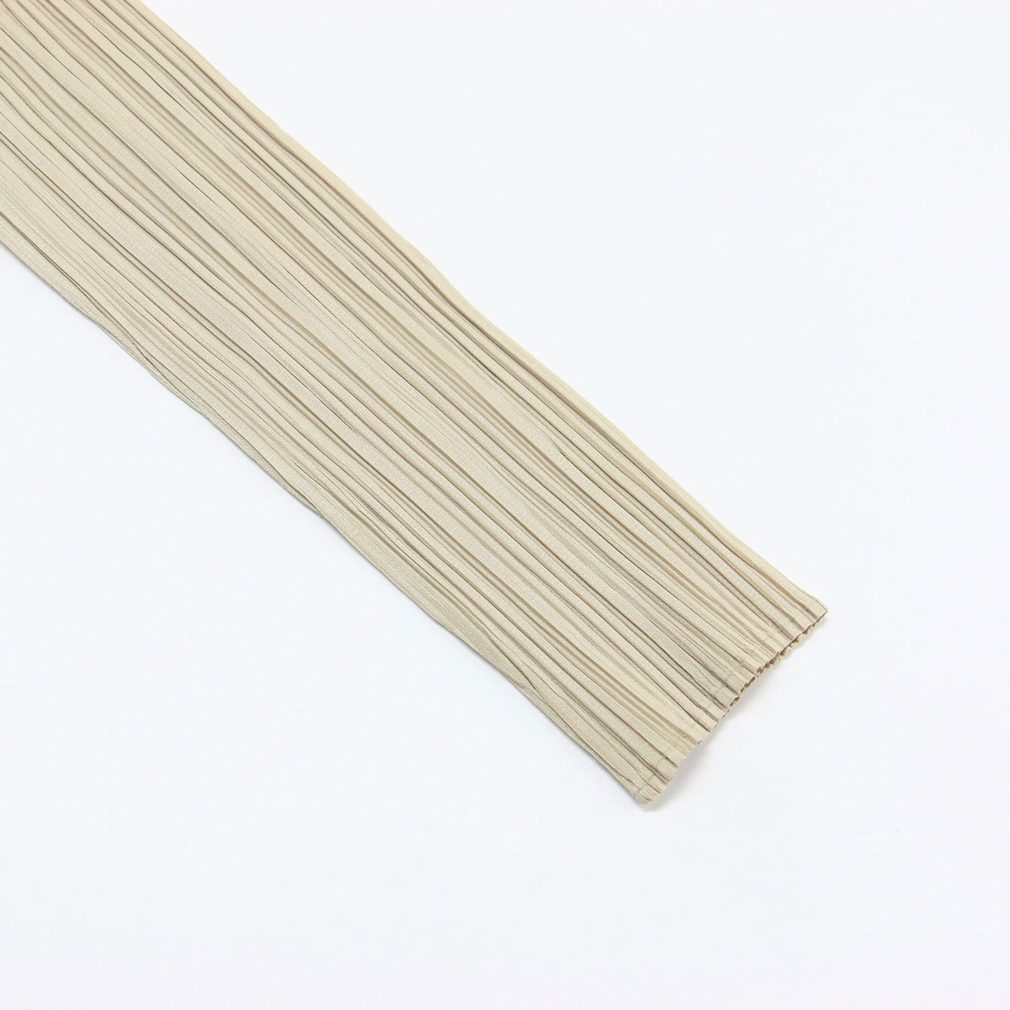 プリーツ ハイネック プルオーバー ブラウス / カットソー 長袖