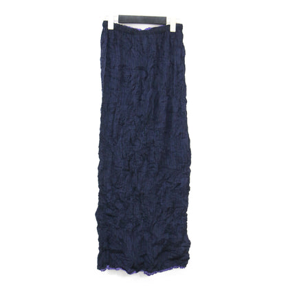 プリーツ レイヤード ロング スカート / マキシ タイト ウエストゴム ドロスト 配色