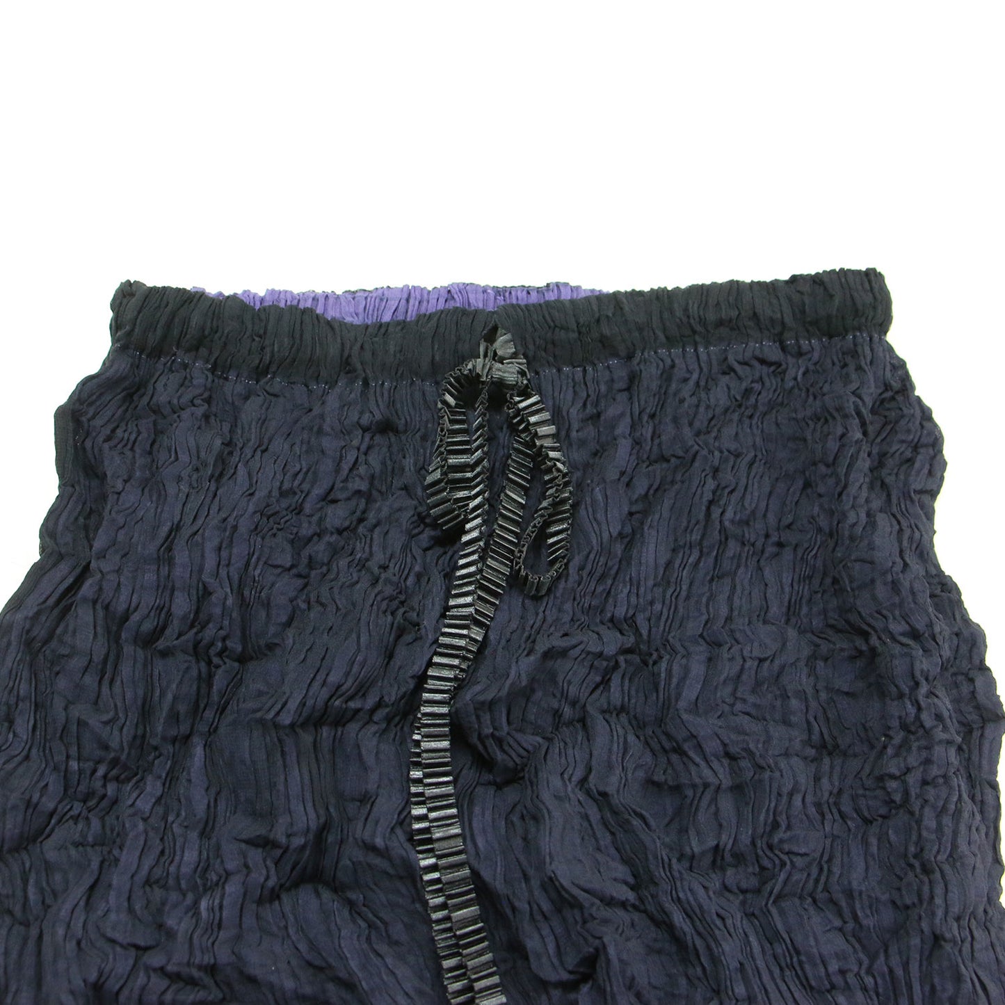 プリーツ レイヤード ロング スカート / マキシ タイト ウエストゴム ドロスト 配色