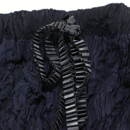 プリーツ レイヤード ロング スカート / マキシ タイト ウエストゴム ドロスト 配色