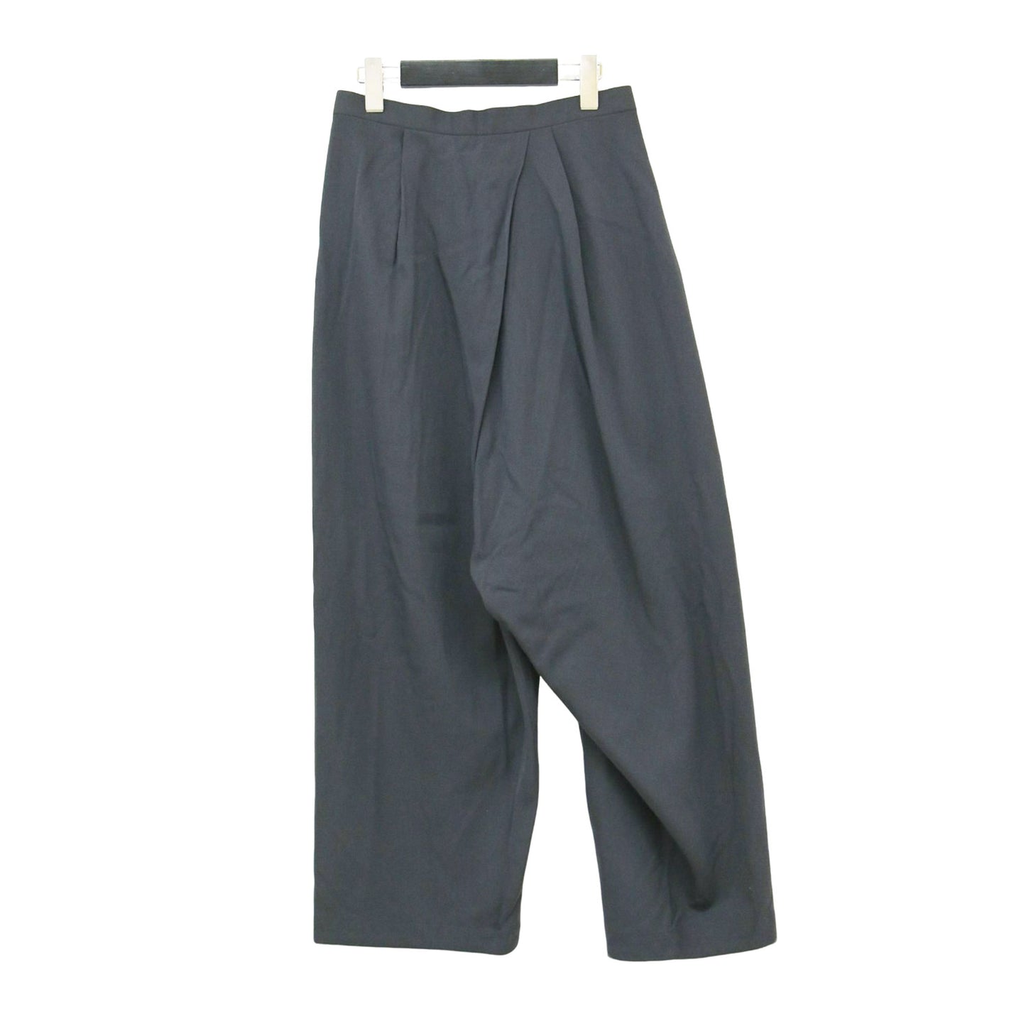 PERMANENTE フロントタック サルエルパンツ / ワイド テーパード アシンメトリー ウール