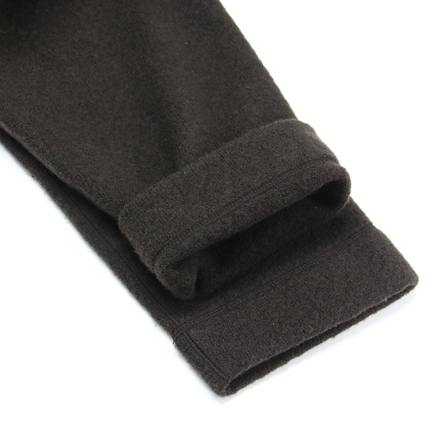 圧縮ウール ロング コート / ニット オーバーサイズ