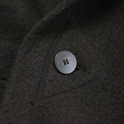 圧縮ウール ロング コート / ニット オーバーサイズ