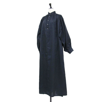× Ron Herman 24春夏 カフタン ドレス / Kaftan Dress ワンピース 長袖 スタンドカラー ボリュームスリーブ ギャザー